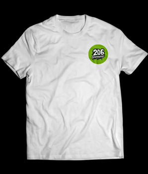 206 Block Letter T-shirt